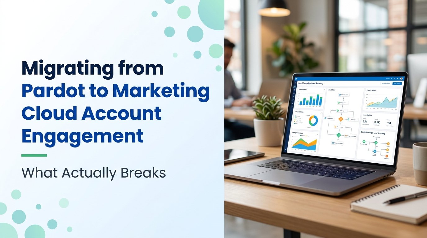 Migrating from Pardot to Marketing Cloud Account Engagement — What Actually Breaks