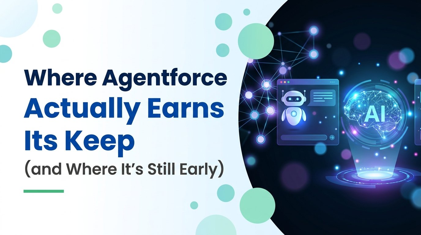 Where Agentforce Actually Earns Its Keep — and where it's still early